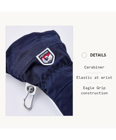 Hestra Army Leather Ski Gloves Cuff - Premium Blue Skiing Gear | International Shipping - Buy Online on GoSupps.com