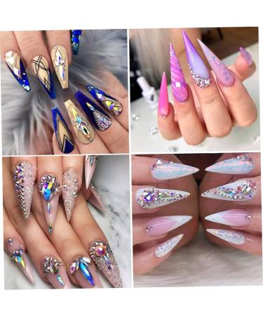 Nail Rhinestones Kit DIY Nails Rhinestones Nail Art Cosmetics Clothes Design Jewels Diamond Accessories Type4 - Buy Online on GoSupps.com
