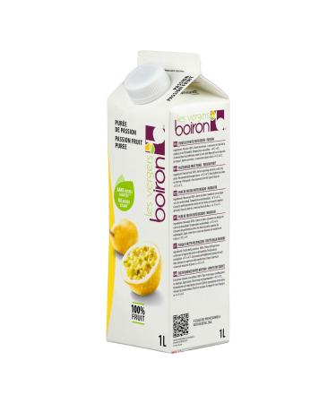 Boiron Passion Fruit Puree | 100% Fruit - No Added Sugar, Flavors, Colors, or Preservatives | Perfect for Cocktails, Desserts