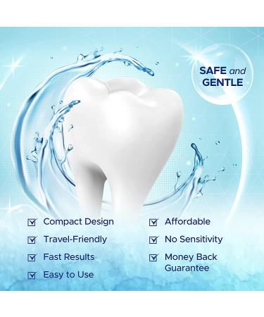 NOVOME Teeth Whitening Pen (2 Pcs) - 20+ Uses, Effective & Painless, No Sensitivity, Travel-Friendly, Easy to Use - Natural Mint Flavor for a Beautiful White Smile! - Buy Now - Buy Online on GoSupps.com