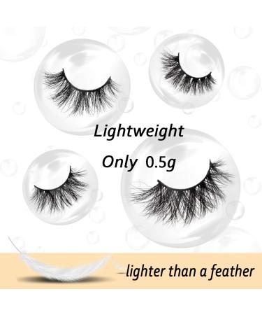DOORES 3D Mink Lashes 4 Styles | Handmade Mixed-Mink False Eyelashes 16-20mm - Buy Online on GoSupps.com