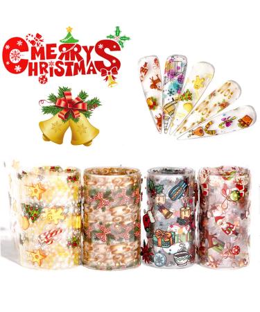 Kalolary 20 Rolls Nail Foil & Glue - Holographic Starry Sky Stars Transfer Stickers for DIY Nail Art Decoration - Buy Online on GoSupps.com