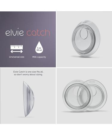 Elvie Catch Milk Collection Shells (2X) - Reusable Leak-Protection Silicone Cups | Breast Shells No More Wasted Milk or wasteful Breast Pads - Buy Online on GoSupps.com