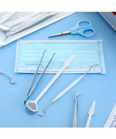 TrelaCo 50 Sets Disposable Dental Tools - Dental Picks Mirror & Explorer for Professional Teeth Cleaning - Buy Online on GoSupps.com