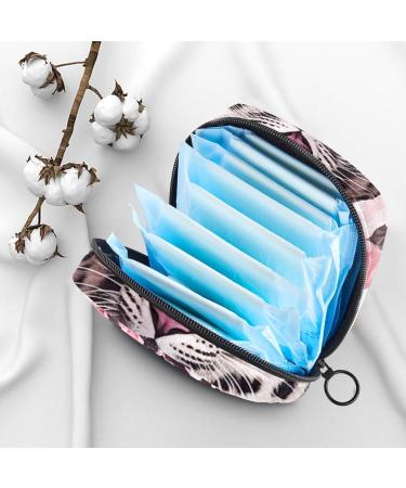 Stylish Period Bag | Leopard & Rose Print Sanitary Napkin Storage | Tampon Holder for Purse - Shop Now! - Buy Online on GoSupps.com