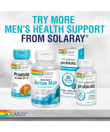 Solaray Pygeum & Saw Palmetto Supplement 60ct - Prostate Support - Buy Online on GoSupps.com