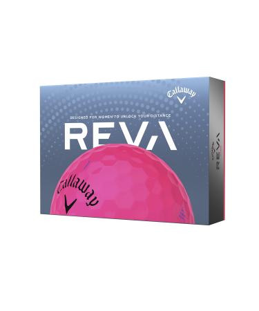 Callaway REVA Golf Balls 12B PK Pink New