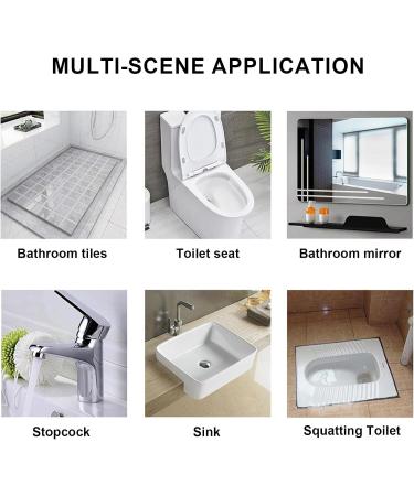 Polishing Tile Cleaner | 300g Oil Cleaner All Purpose Floor Water Stains Remover Home Cleaning Accessories for Kitchen Living Room Bathroom and Balcony Tosier - Buy Online on GoSupps.com