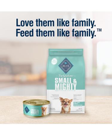 Blue Buffalo True Solutions Small Breed Adult Dry Dog Food - 4 lb | High Energy | Natural Chicken | Small & Mighty - Buy Online on GoSupps.com