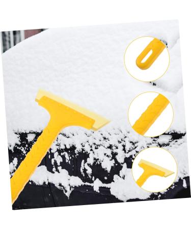 FRCOLOR 3pcs Snow Scraper Set - Car Deicer Water Key Ice Scraper & Violin Bow Clip for Windshield - Essential Winter Tools for International Shipping - Buy Online on GoSupps.com