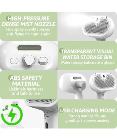 4-in-1 Self-Cleaning Cat Brush | Universal Pet Hair Cleaning Tool with 20ml Essence - Effective Knot Remover for Cats & Dogs - Buy Online on GoSupps.com