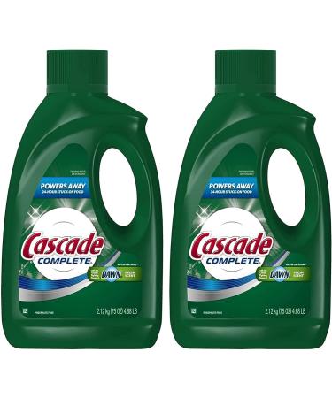 Cascade Complete Gel Dishwasher Detergent 75 oz Fresh Scent 2 Pack - Buy Online on GoSupps.com