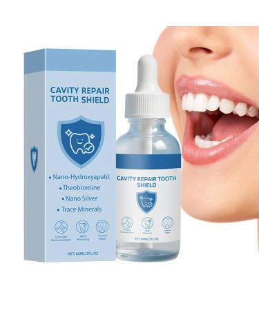 Cavity Reversing Liquid 60ml Natural Strengthening Drops Cavity Repair Solution - for Daily Use at Bedtime After Brushing at Home and While Traveling