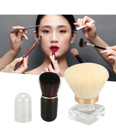 Soft Bristle Makeup Powder Brush Round Head Makeup Brush Multiple Usages Ideal for Blush and Nail Powder Brush - Buy Online on GoSupps.com
