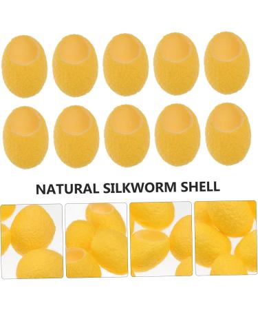 Healeved Natural Silk Facial Cleanser Cleansing Silk Beauty Cleansing Organic Facial Care 27x2cm yellow - Buy Online on GoSupps.com