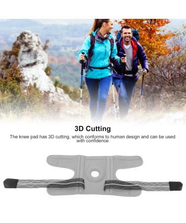 TSYFM Knee Brace & Compression Sleeve - Ergonomic Knee Support for Pain Relief & Running - Breathable & Comfortable Grey Design for Men & Women - Buy Online on GoSupps.com