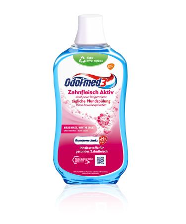 Odol-med3 Mouthwash Gum Active alcohol-free mouthwash 500ml NEW
