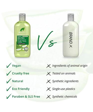 Organic Doctor Aloe Vera Shampoo - 9 fl oz | Natural Hair Care - Buy Online on GoSupps.com