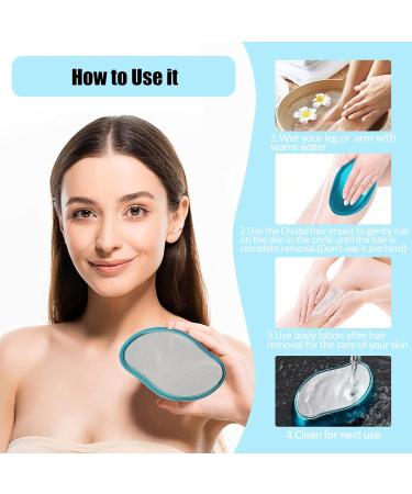 Buy Iopjlk Nano Hair Remover - 2 Pack Crystal Hair Remover for Pain-Free Hair Removal | Safe for Men & Women - Buy Online on GoSupps.com