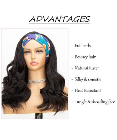 FAERYLE 16 Headband Wig - Body Wave Synthetic Wig for Black Women - Natural Color - Buy Online on GoSupps.com