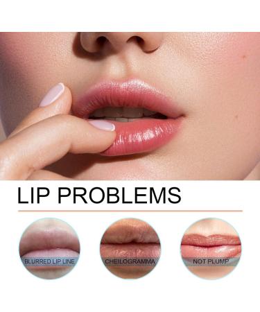 Detachable Lip Liner 3 Pcs Detachable Lip Liner Peel Off Lip Liner Stain Long Lasting and Pigmented Lip Pencil Long Lasting Lip Stain (Light brown) - Buy Online on GoSupps.com