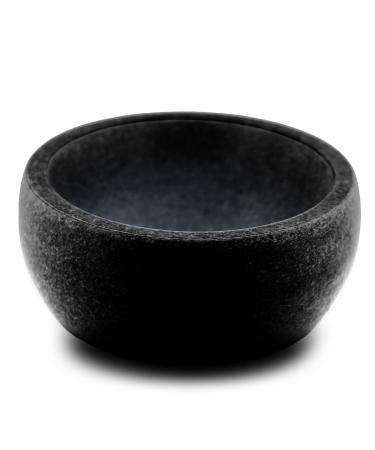 ShayVe Shaving Bowl for Shaving Soap & Cream  Granite Shave Bowl For Shaving Soap & Cream  Exquisite Heat Insulated Wet Shaving Kit Addition (Black)