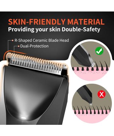 MAXGROOM Body Hair Trimmer for Men - Electric, Waterproof & Rechargeable - Buy Online on GoSupps.com