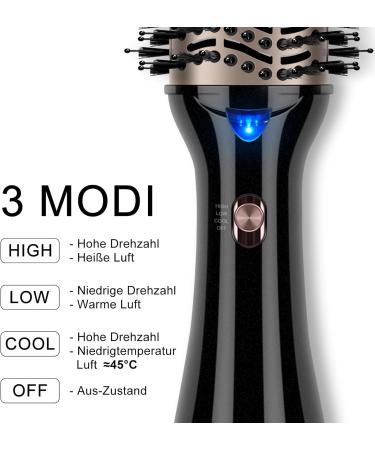 Parwin Pro Beauty 4-in-1 One-Step Warm Air Brush - 1000W Oval Hair Dryer & Volume Brush for Smoothing & Volume - International Shipping Available - Buy Online on GoSupps.com