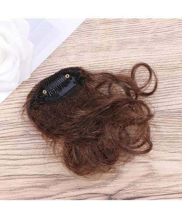 DRESSOOS 1pc Fake Fringe Bang Fringes Hair Extensions Afro Bangs Clip-in Hair Extension Clip Hair Fringe Fake Bangs Hair Clip Ponytail Extension for Black Women Africa Woman Real Person - Buy Online on GoSupps.com