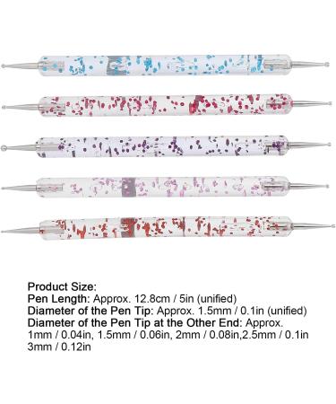 Buy ZUNATE 5-Part 2-Way Puncture-Pin Tool Set for Nail Art | DIY Manicure with Rhinestones Steel Balls & Pearls - International Shipping Available - Buy Online on GoSupps.com
