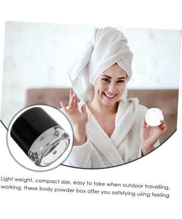 FRCOLOR Body Butter Loose Powder Containers Lotion Container Powder Holders Cosmetic Containers with Lids Empty Powder Bottle Refillable Powder Container Powder Puff Plastic Travel Mini - Buy Online on GoSupps.com