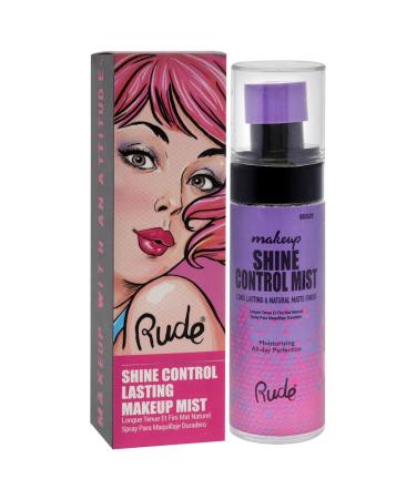 Rude Cosmetics Shine Control Lasting Makeup Mist for Women - 2 oz | Long-Lasting Oil-Free Finish | International Shipping Available - Buy Online on GoSupps.com