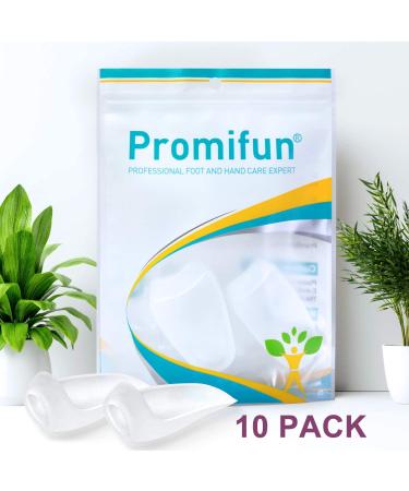 Promifun Gel Bunion Protector Shield - 10 Pack Bunion Pads & Cushions - Relieve Foot Pain - Toe Bunion Guard - Clear (10pcs) - Buy Online on GoSupps.com