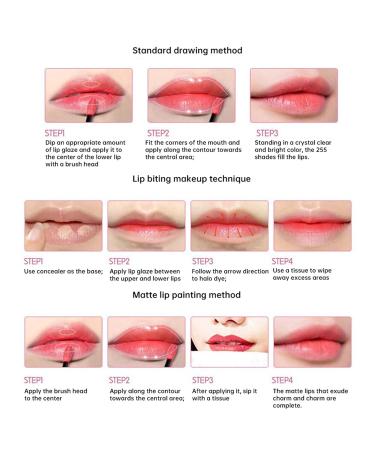 HHSEYEWELL Pink Lip Gloss Set Box - 6pc Water Gloss Gel Base Lip Glaze for Long-Lasting, Non-Fading Shine - 5.5ml Student Lipstick Kit - Buy Online on GoSupps.com