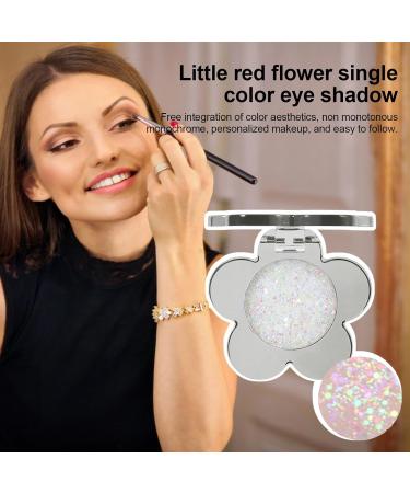 Eyeshadow Single Highly Pigmented Eye Makeup | Eyeshadow Make Up Long Lasting & Effortless Application Flower Shape Palette Matte & Shimmer Shades Buildable Eye Shadow 206 - Buy Online on GoSupps.com