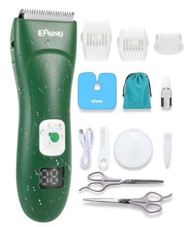 ENSSU Baby Hair Clipper Wireless Hair Trimmer for Kids with LED Indicator Baby Hair Cutting Set with Skin Safe Blade Waterproof Hair Trimmer for Kids/Toddlers