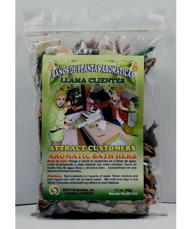3 PCS AROMATIC SOOTHING HERBAL BATH ATTRACT CUSTOMERS LLAMA CLIENTES BANO DE PLANTAS AROMATICAS - MADE IN USA - 1 OZ