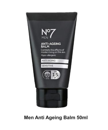 No7 Men Anti Ageing Balm SPF 15 50ml by No 7 - Buy Online on GoSupps.com