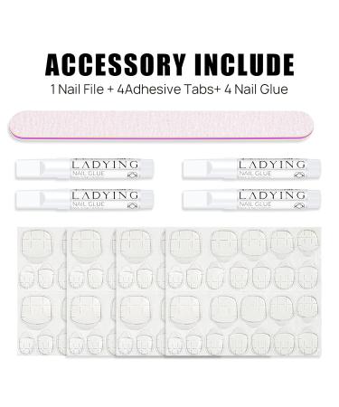 Shop 576 Pcs Short Almond Press On Nails - Soft Gel Full Cover Acrylic Nail Art | 24 Colors & 6g Nail Glue for DIY | Perfect International Shipping - Buy Online on GoSupps.com