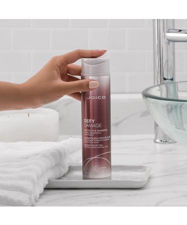 Joico Defy Damage Protective Shampoo 10.1 Fl Oz | For Color-Treated Hair | Strengthen Bonds, Preserve Color | with Moringa Seed Oil & Arginine - Buy Online on GoSupps.com