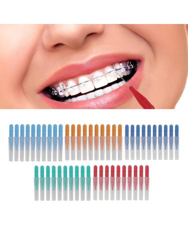 Akozon 50pcs Toothpicks & Interdental Brushes - Premium Oral Health Teeth Cleaning Tools for Fresh Breath & Dental Care - Buy Online on GoSupps.com