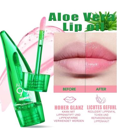  EONFAVE EONFAVE Set of 2 Aloe Vera Lipsticks Magical Color Changing Moisturizing and Long-Lasting with Aloe Vera Glossy and Hydrating (Pink 10 ml) - Buy Online on GoSupps.com