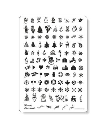 Maxi Stamping Stencil nfxmas01 - Christmas with over 100 designs