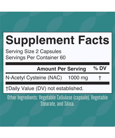MaryRuth's NAC Supplement 1000mg | 2 Month Supply | Vegan & Non-GMO | Gluten Free | 120 Count - Buy Online on GoSupps.com