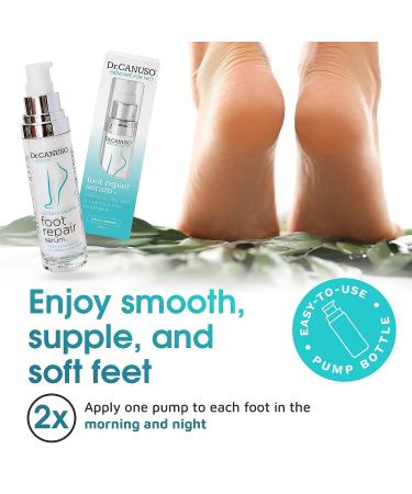 Foot Repair Serum Treatment for Dry, Cracked Heels, Eczema & Rough Feet - Moisturizing Lotion for Calluses - Dead Skin Remover - Anti-Drying Formula - Buy Online on GoSupps.com