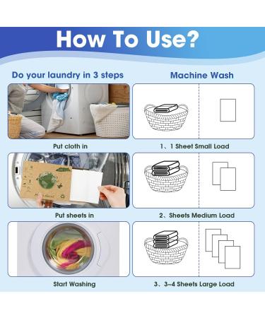 540 Sheets Laundry Detergent Strips - Bulk Travel Laundry Sheets with Fresh Scent for Apartments & Dorms - Buy Online on GoSupps.com
