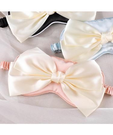 Zetiling Soft Blackout Eye Cover - Fashionable Bowknot Design Skin-Friendly Lightweight & Portable Sleep Mask for Women - Pink - Buy Online on GoSupps.com