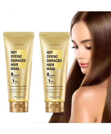 NQNFWCRJ 8 Seconds Rejuvenating Hair Mask, Keratin Treatment Cream, Miracle Dry Hair Mask, Suitable for Permed, Dyed and Damaged Hair, Daily Care