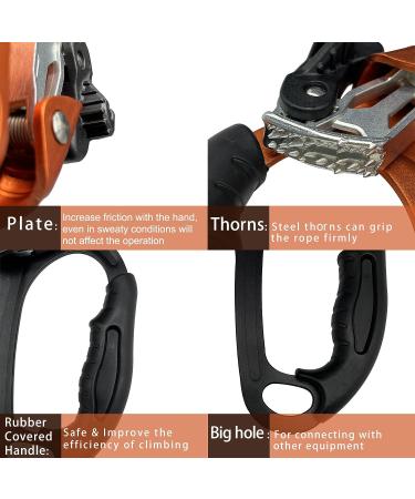 S.E.PEAK CE Certified Hand Ascender for Rock Climbing - Black (Right Hand) - Buy Online on GoSupps.com