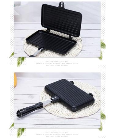 Durable Aluminium Alloy Toast Maker Frying Breakfast Cooking Aluminum Alloy Material Perfect for Muffin Nonstick Sandwich Baking - Buy Online on GoSupps.com